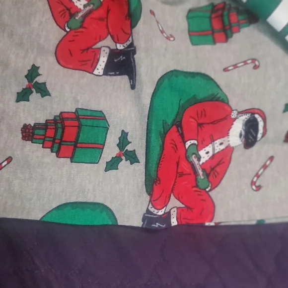 Carter's Green Santa Pajama Set - Picture 3 of 4